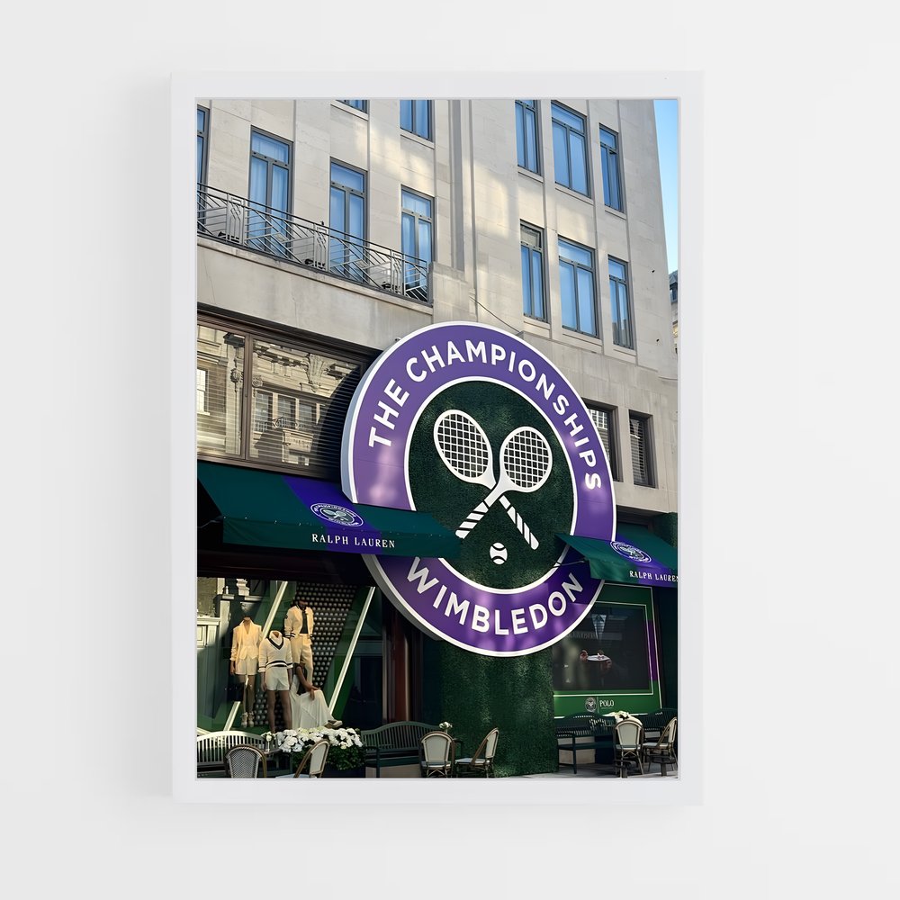 Poster Champions de Wimbledon – affiche Tennis (vue 3)